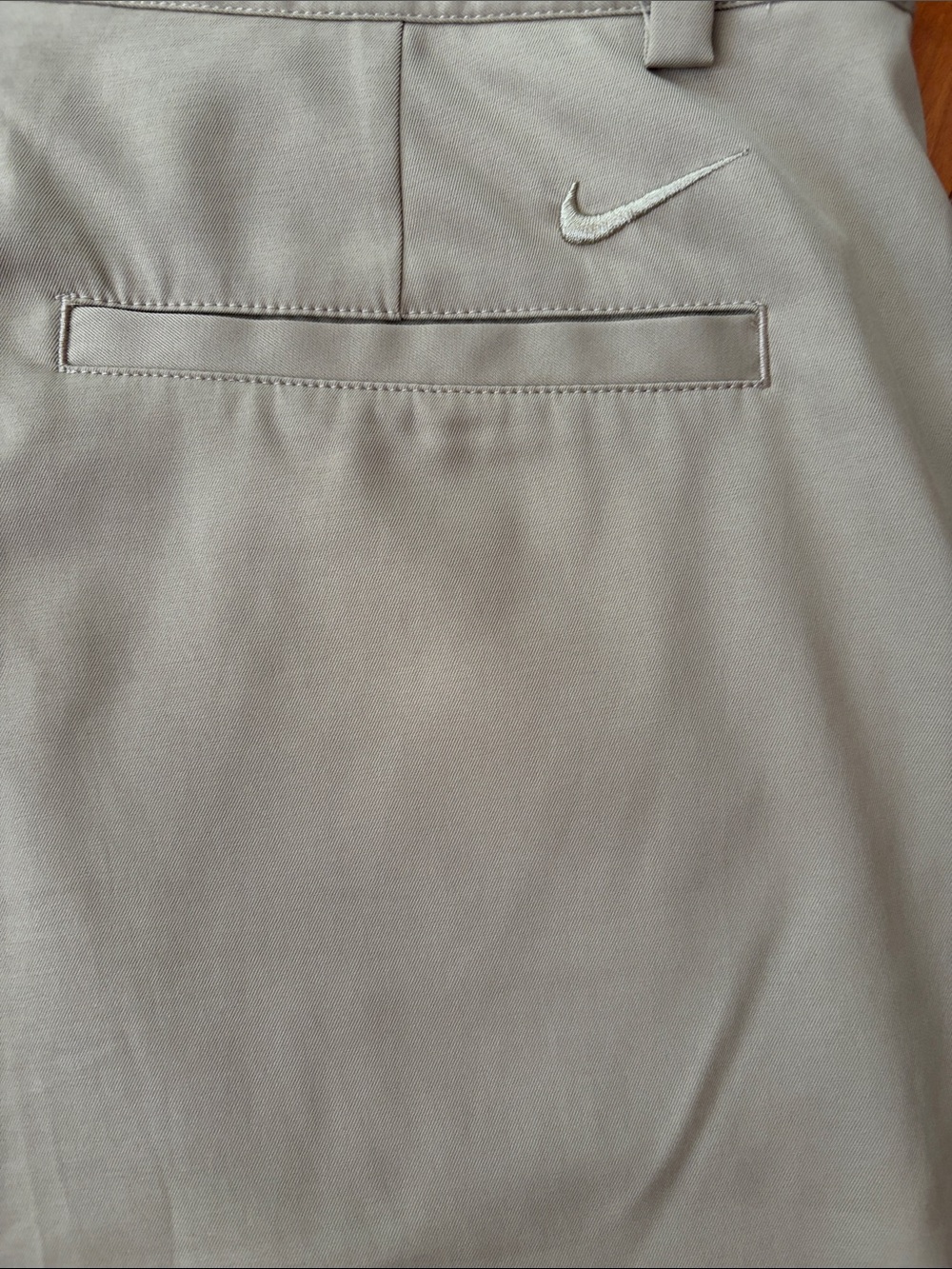 Nike Golf Men's Tan Golf Chinos with Embroidered Swoosh 34